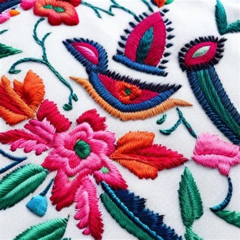 Premium AI Image | mexican embroidery