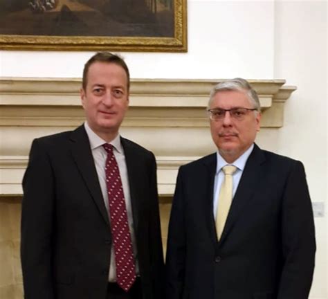 Ambassador Of Iraq In London Meets With British Prime Ministers