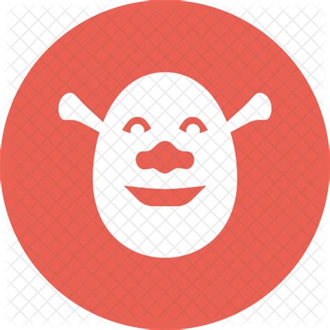 Shrek Icon Download In Glyph Style
