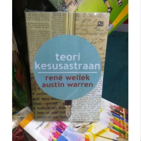 Jual Teori Kesusastraan Rene Wellek Shopee Indonesia