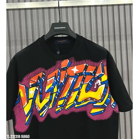 Mua Hot O Thun Lv Ch Graffiti Thi T K Hot Trend Nam N New Gi R Nh T Tecki Vn