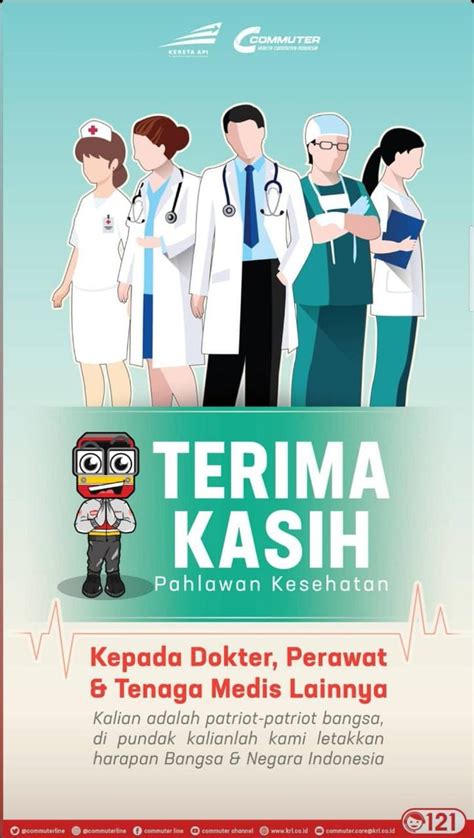 Poster Ucapan Terima Kasih Untuk Tenaga Medis Goresan