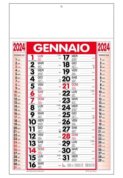 Calendario Olandese C A Stampacalendari It