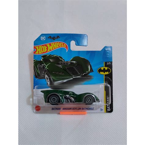 Carrinho Hot Wheels DC Batman Arkham Asylum Batmobile OBS NOVO E LACRADO NO BLISTER