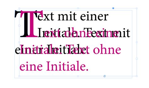 Indesign Tipp Gr E Einer Initiale Feststellen Indesign