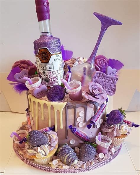 Gin Birthday Cake 22nd Birthday Cakes 21st Birthday Cakes Alcohol