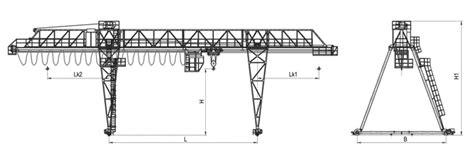 Козловой кран ККС-10, КК-12,5