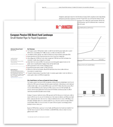 Esg Bond Fund Landscape Morningstar