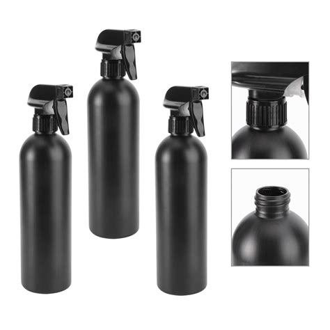 Lixi 4pcs 500ml Plastic Empty Spray Bottles Portable Automobile Supplies Creative Round Shoulder