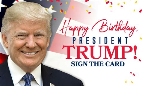 The Trump Train 🚂🇺🇸 On Twitter Happy Birthday President Trump Sign