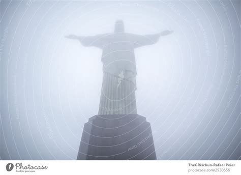 Silhouette Von Cristo In Rio De Janeiro Ein Lizenzfreies Stock Foto