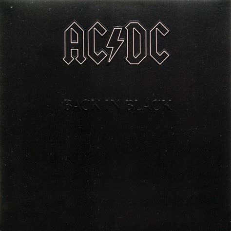 AC/DC - Back In Black (Vinyl, LP, Album) at Discogs