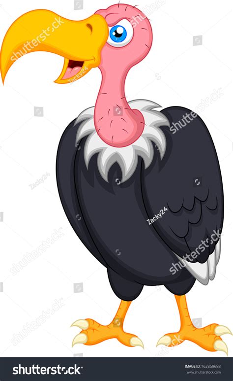 Vulture Cartoon Stock Vector Royalty Free 162859688 Shutterstock