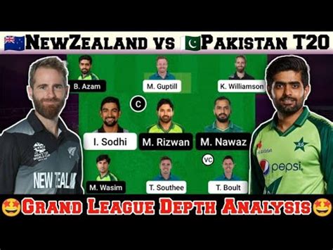 Nz Vs Pak Dream Prediction New Zealand Vs Pakistan Dream Team Pak