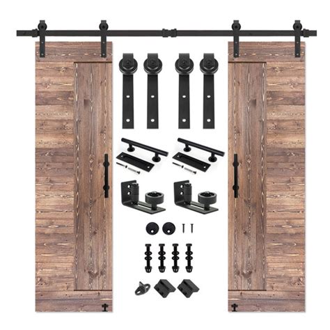 Sandz Tophand Double Barn Door With Installation Hardware Kit 7 Colours 84 Height And Reviews