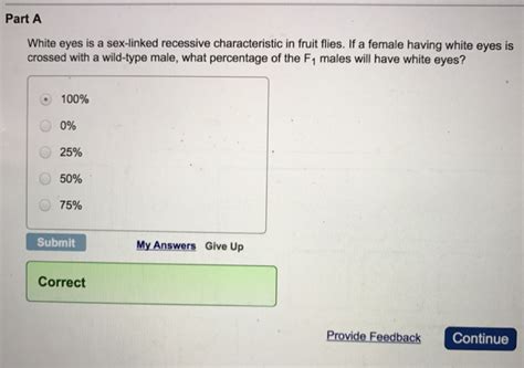 Solved White Eyes Is A Sex Linked Recessive Characteristic Chegg