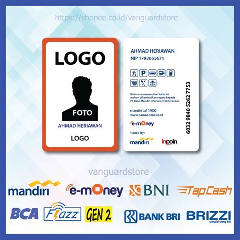 Jual KARTU E MONEY E TOLL ID CARD LIS OREN MANDIRI 15 EMONEY MANDIRI