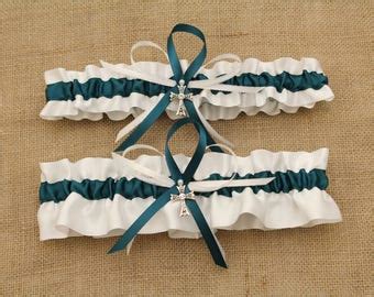 Teal Wedding Garter Etsy