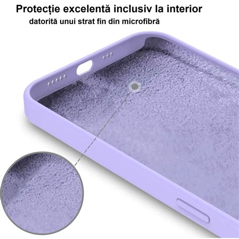 Husa De Protectie Compatibila Cu Iphone Pro Max Lavender Liquid