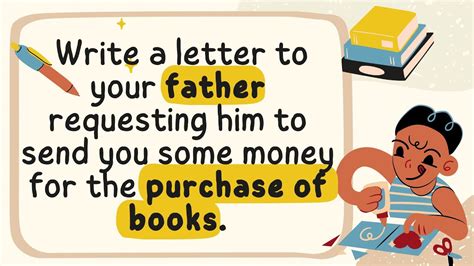 Write A Letter To Your Father Requesting Him To Send You Some Money For