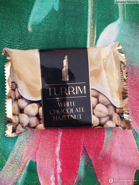 Белый шоколад Turrim С цельным лесным орехом и хрустящим рисом ...