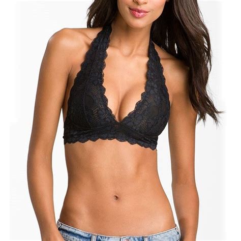 Women Sexy Crochet Lace Bralette Bra Boho Beach Bikini Halter Cami Tank Crop Top EBay