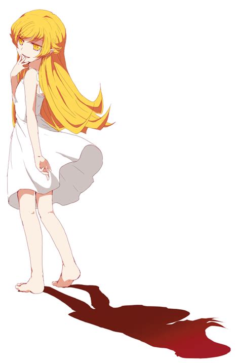 The Big Imageboard Tbib Bakemonogatari Barefoot Blonde Hair Dress