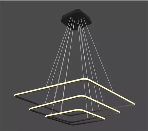 Pendant Lamp Led Quadrat No Black Out K Altavola Design Black