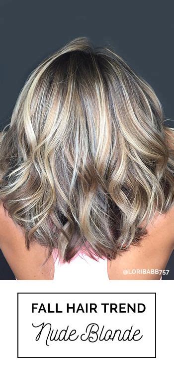 The Best Fall Blonde Hair Color Trend Go Nude Nude Blonde Hair Color Is The Perfect Blend Of