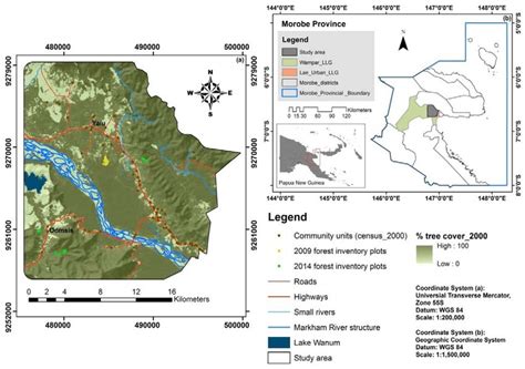 Location Map Of The Study Area A Low Altitude Landscape Portion Of