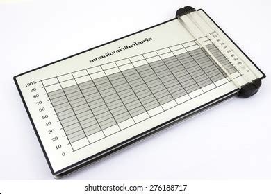 Hematocrit Reader Capillary Tube Hematology Laboratory Stock Photo