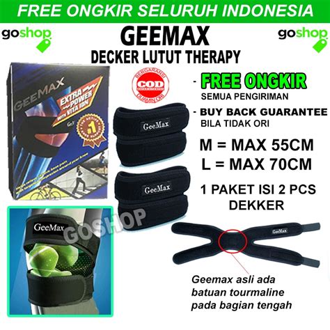 Jual Geemax Power Knee Alat Terapi Lutut Dekker Lutut Gratis Ongkir