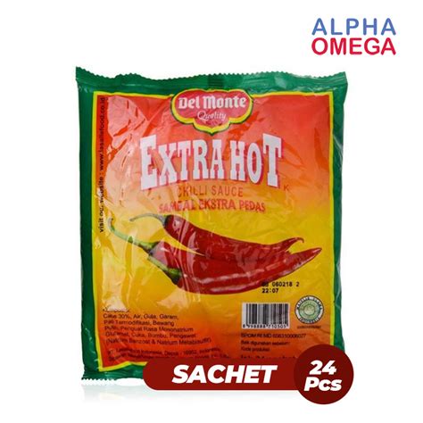 DEL MONTE SAUS EXTRA HOT 9 GR ISI 24 SACHET DELMONTE SAOS SAMBAL EXTRA PEDAS Lazada Indonesia