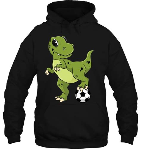 Dino Football Soccer Player Dinosaurs