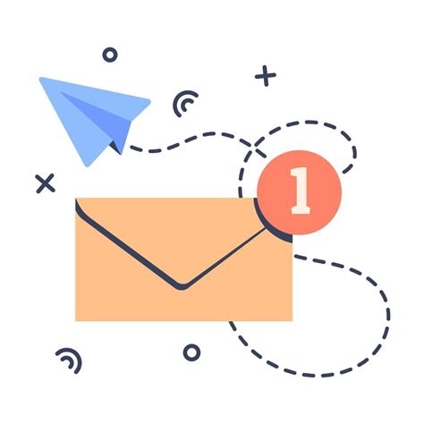 Message Notification And Sending A Message Mail Envelope With New