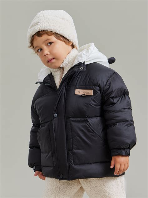 Пуховик Happy Baby цвет черный 89080_panda купить по цене 2799 ₽ в ...