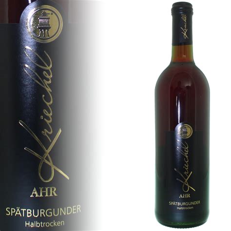 Kriechel Sp Tburgunder Ahr Halbtrocken Deutschland Rotwein Weine