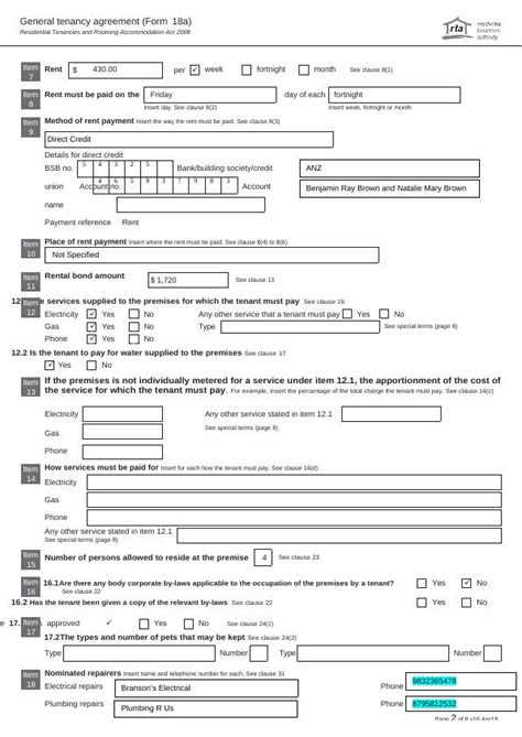 Residential Tenancies And Rooming Accommodation Act 2008