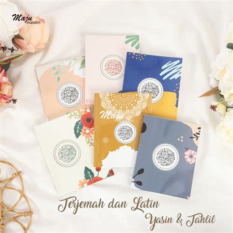 Buku Yaasin Dan Tahlil Mengenang 40 Hari Dilengkapi Latin Surat Yasin