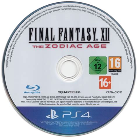 Final Fantasy Xii The Zodiac Age Limited Steelbook Edition Cover Or