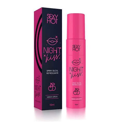 Spray Bucal Refrescante Para Sexo Oral Sexy Hot Night Kiss Ml