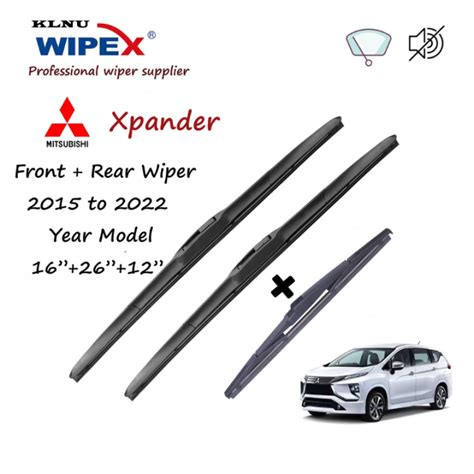 Klnu Mitsubishi Xpander Front Rear Wiper Blade For To