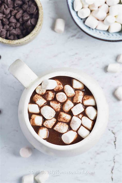 Dark Chocolate Hot Chocolate Deliciously Home Cooked
