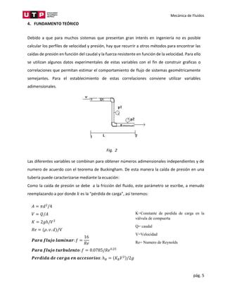 Lab 03 pérdida de cargas en tuberias mecánica de fluidos grupo 02