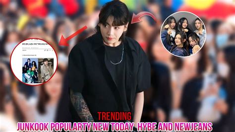 VIRAL Jungkook BTS Supports NewJeans Hybe Provides Official