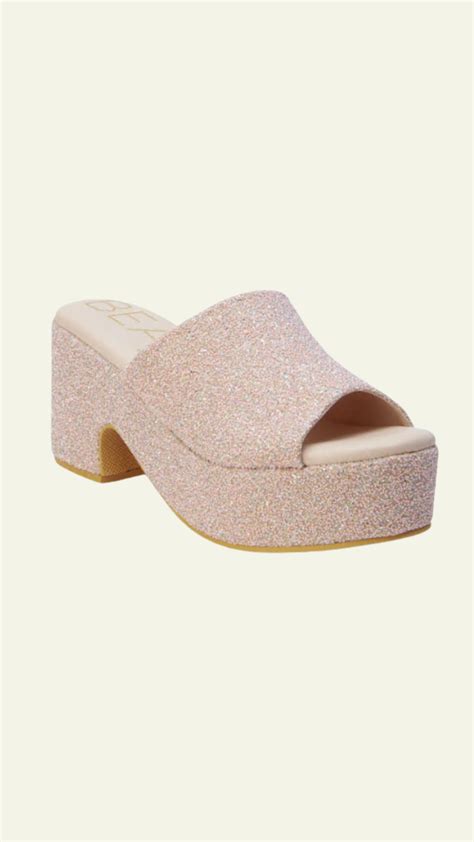 Pink Glitter Platform Shoes · Green And Serene