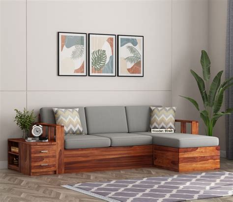 L Shape Sofa Set With Storage Baci Living Room