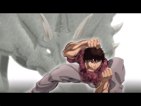 Baki Hanma Baki Shows Off The Triceratops Fist Youtube