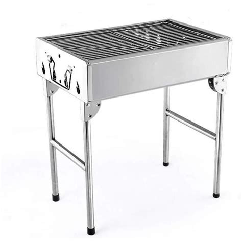 Barbecue Bbq Barbecue Grill Charcoal Grill En Acier Inoxydable Pliant