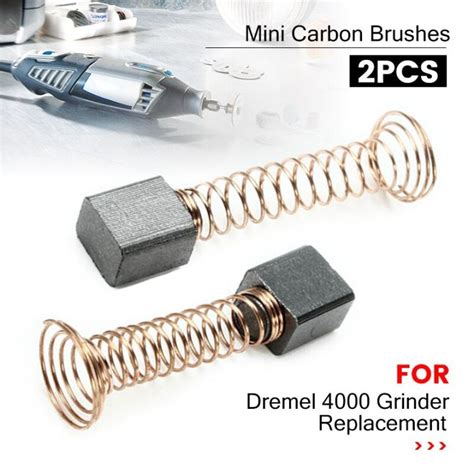 210pcs 63x48x84mm Mini Carbon Brushes Repairing Part Carbon Brush For Dremel 4000 Grinder